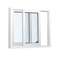 Fenêtre coulissante à battant en aluminium, double vitrage, moustiquaire, surface à effet bois, service de découpe sur mesure, alliage série 6000