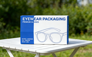 High-End Eyewear <b>Packaging</b> Box Made of Thick White Cardboard with Eco-Friendly Custom Size & Magnetic Closure - Product Image 2