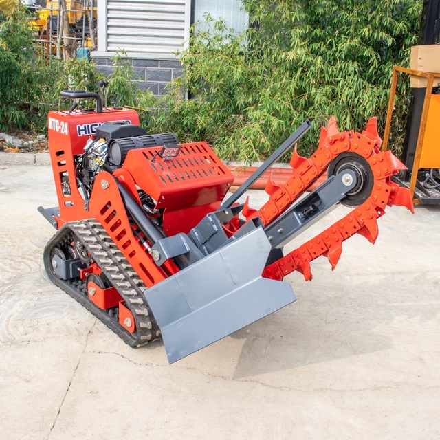 New Skid Steer Loader Trencher Machine HTC24 Trenching Depth 30 Inches
