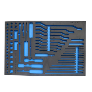 Caja de embalaje personalizada con troquelado de espuma EVA Inserto de espuma <span class=keywords><strong>Epe</strong></span> personalizado Flocado - Product Image 6