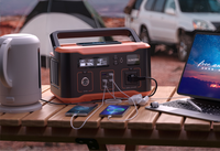Camping Solaire Portable Alimentation de Secours Appareils Électriques Chargement Centrale Électrique Portable 1200W pour Lumière LED