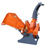 Broyeur à bois WC46 PTO, 4 pouces, attelage 3 points pour tracteur, alimentation hydraulique, 540 tr/min, 15 CV