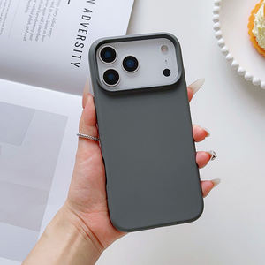 Doublure en fibre pour iPhone pro max 17 pro max étui de <span class=keywords><strong>luxe</strong></span>, protecteur pour iPhone 17 étui en silicone, pour iPhone 17 pro max étui en silicone - Product Image 3