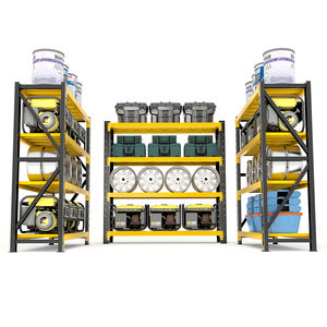 פלדה כבדה מזרן מערכת מירוצים מחסן פלדה מדפי אחסון תעשייתי מתכווננת מדפים קיבולת גדולה - Product Image 5