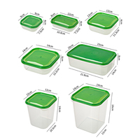 Organisateur de cuisine Boîte de stockage d'aliments secs pour céréales Conteneur Empêche l'humidité et la moisissure Boîte de stockage d'emballage pour collations aux fruits
