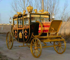 Nouveautés en promotion : Chariot de chevaux royal personnalisable avec équipement électrique, chariot de chevaux luxueux à vendre - Product Image 6