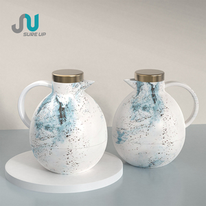 <span class=keywords><strong>Carafe</strong></span> isotherme en <span class=keywords><strong>verre</strong></span> sphérique de 1,0 L, à double paroi, avec <span class=keywords><strong>bouchon</strong></span> en métal, sans BPA - Product Image 1