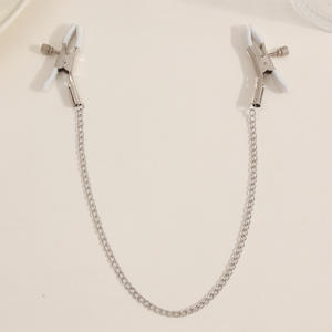 Jouets sexuels pour couples, pinces à tétons réglables pour adultes, pinces à tétons non-percées, clip pour le sein, produit érotique - Product Image 2