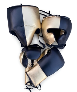 Fabricante OEM ODM, Conjunto de Equipo de Protección de Boxeo Personalizado, Guantes de Boxeo de Cuero, Protector de Cabeza, Protector Inguinal, Equipo de Entrenamiento y Sparring - Product Image 1