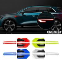 2 autocollants de voiture imperméables pour extérieur, réfléchissants, pour pare-brise et pare-chocs, accessoires en vinyle
