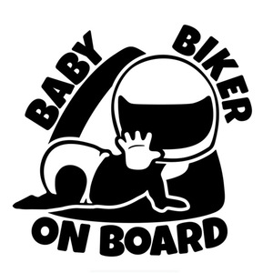Autocollants de voiture en vinyle, 2 pièces, personnalisés, pour bébé sur le panneau - Product Image 1