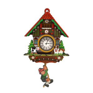 China personalizado de madera Ref imanes de nevera recuerdo turístico Suiza personalizado madera MDF 3D reloj de cuco imán de nevera - Product Image 1