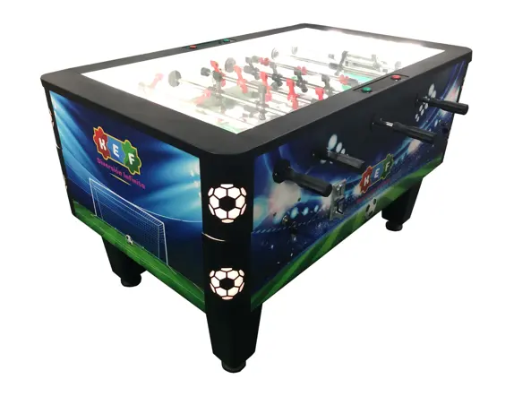 Nuovo Prodotto di Divertimento Gettoni Eletronic di Calcio Tavolo Da Calcio Balilla Foosball Tavolo Per La Vendita