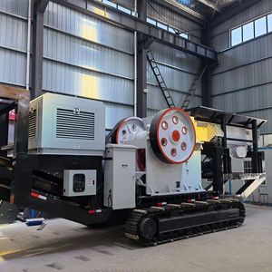 Mobile Crushing Station Tragbarer Crawler-Backen brecher Geeignet für Golderz-Basalt mit SPS-System für Kern komponenten - Product Image 1