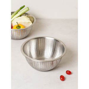 Mezzo colino e colino a sfera stellata in acciaio inossidabile da 24cm - Product Image 1