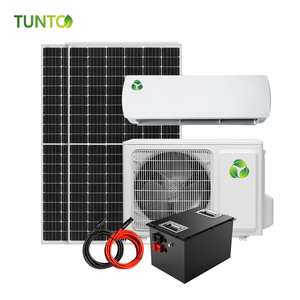 Sistema de aire acondicionado de CA <span class=keywords><strong>solar</strong></span> fuera de la red, Unidad de CA <span class=keywords><strong>Minisplit</strong></span> de energía <span class=keywords><strong>solar</strong></span>, aire acondicionado, voltaje de batería de 48V CC, Sistema completo listo - Product Image 1