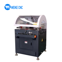 Sierra de corte de un solo cabezal de 4000W para perfiles de aluminio y UPVC, con hoja de 500mm y corte en cualquier ángulo, para puertas/ventanas, fácil de operar.