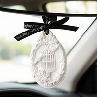 Diffuseur d'huiles essentielles en céramique parfumée, fait main, en porcelaine, pour la maison, à suspendre, pour voiture et armoire, désodorisant d'ambiance