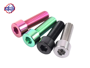 Tùy chỉnh 7075 M3 M4 M5 M6 Metric đầy màu sắc Allen vít <span class=keywords><strong>din912</strong></span> hình lục giác ổ cắm đầu Anodized nhôm titan bu lông vít - Product Image 4