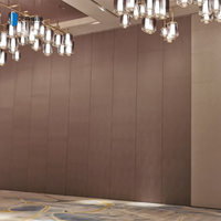 Cloison acoustique mobile pliable en cuir sur mesure, cadre en aluminium, épaisseur 100 mm, insonorisée, design moderne pour les réunions