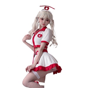 <span class=keywords><strong>Costume</strong></span> da <span class=keywords><strong>infermiera</strong></span> <span class=keywords><strong>Sexy</strong></span> donna taglie forti di Halloween medico uniforme abito da scena spettacolo di scena per festa di ruolo - Product Image 5