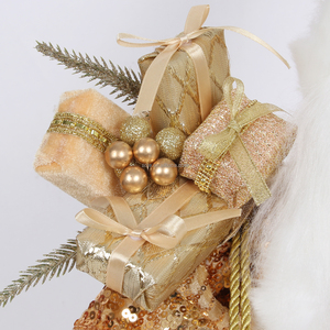SOTE, Nuevo Santa Claus de Peluche Dorado Personalizado, Plástico + Poliéster, 30/45/60/90CM, <span class=keywords><strong>Regalos</strong></span> y Juguetes de <span class=keywords><strong>Navidad</strong></span> y Año Nuevo - Product Image 6