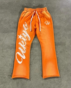 Мужские хлопковые спортивные штаны с широкими штанинами, 400 - Product Image 2