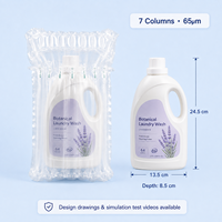 Sac à colonnes d'air antichoc Elite pour l'emballage des œufs, coussin de protection gonflable en plastique transparent