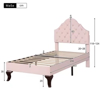 Lit 1 place pour enfants filles