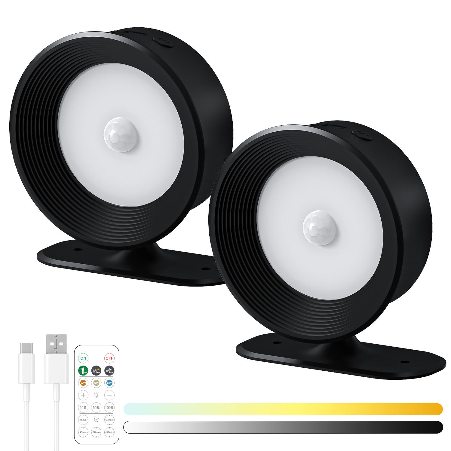 BLACK - 2 PACK - SENSOR