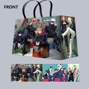 17 Bolsas de Regalo de Papel con Diseño de Anime de 60 cm, con Personajes como Luffy, Tanjir y Jugadores de Fútbol de Élite, para Almacenamiento de Coleccionables y Regalos - Product Image 4