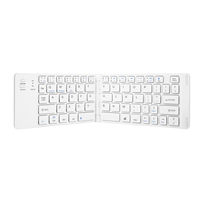 Keyboard Lipat 66-Tombol BT dengan Scissor, Dapat Diisi Ulang, Ultra Tipis, Mini, Portabel, Nirkabel untuk Laptop, Tablet, Smartphone