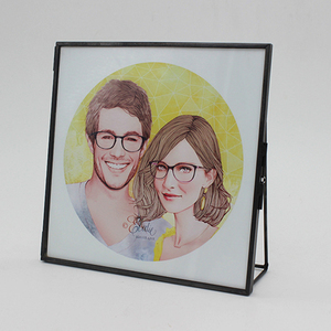 4"/5"/6"/7"/8"/A4 <strong>Gold</strong> Brass Picture <strong>Frame</strong> Mid Century Modern <strong>Frames</strong> Hold Glass <strong>Photo</strong> Picture <strong>Frame</strong> - Product Image 6