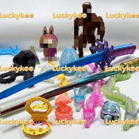 Luckykoo 3D Imprimé PLA Friendly DRAGON Avec Des Matériaux D'oeufs Creative En Plastique Volant Dinosaures Oeuf Coloré PLA Friendly Materials