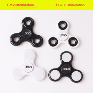 Giải nén EDC Đồ chơi ABS nhựa Electroplated ba-lá đứng Fingertip Gyro electrophoresis kim loại Thần Tài Spinner - Product Image 6