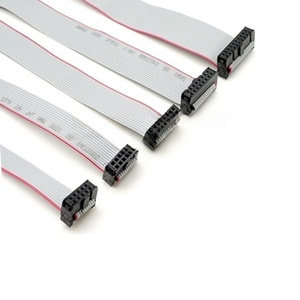 สายเคเบิลแบบยืดหยุ่น Rex0967 ขนาด 100 มม. ถึง 1 ม. (แบบอินเตอร์บล็อก) สำหรับ Moz Center Technics สายแบนสีเทา 20 พิน สำหรับจอ LED เชื่อมต่อกับสาย JTAG - Product Image 2