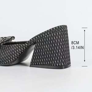 Sandalias de Plataforma con Lazo de Pedrería, Estilo Veraniego, Suaves y Cómodas, Antideslizantes - Product Image 6