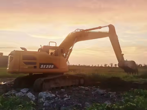 ماكينة جديدة لتحريك الأرض 21 طن 0.9cbm حفار متوسط SE205W مع ملحقات متنوعة متاحة - Product Image 3