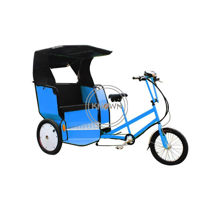 2022 New Design Passenger Transport Tricycle Electric Rickshaw 3 Wheels Taxis Pedicab Rickshaw Manufacturer