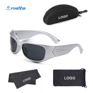 Óculos de sol esportivos 100% UV punk para mulheres, óculos de sol coloridos Y2K com espelho, moda steampunk, moda colorida, 2024 tons - Product Image 3