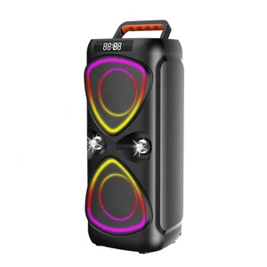 Altavoz Portátil ABS4219 de Alta Calidad con Sonido Envolvente y Luces RGB para <span class=keywords><strong>Karaoke</strong></span> y Reproductor de MP3, Ideal para Fiestas al Aire Libre - Product Image 5