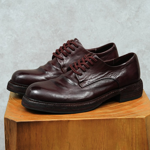 Chaussures habillées décontractées pour hommes en daim rétro de haute qualité, avec talon, pour mariage, style à enfiler - Product Image 3