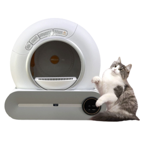 65L grande capacità intelligente automatico lettiera per gatti autopulente con controllo degli odori Design confortevole durevole PP per i proprietari di gatti - Product Image 6