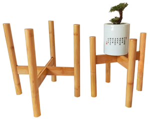 Soporte de vida nórdico, marco de flor pequeña de bambú moderno simple, soporte de <span class=keywords><strong>maceta</strong></span> cruzado creativo - Product Image 4