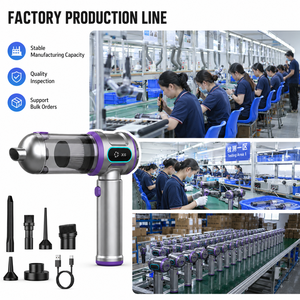 20KPa 100W Cordless Handheld Vacuum Cleaner Brushless Motor 3 Speed Portable <b>Car</b> Vacuum Air <b>Blower</b> Inflator OEM ODM - Product Image 5