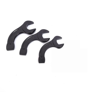 Llave de boca abierta de mango curvo negro, llave de impacto de alta resistencia, mango corto, acero al carbono forjado, venta al por mayor directa de fábrica - Product Image 3