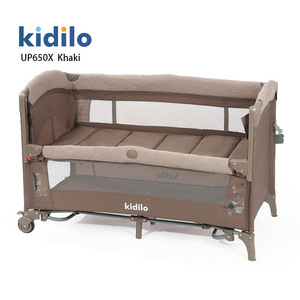 Culla Pieghevole in Metallo Kidilo, Lettino Componibile Multifunzionale per Neonati, <span class=keywords><strong>Portatile</strong></span> e Mobile, Vendita all'Ingrosso Transfrontaliera UP650X - Product Image 3