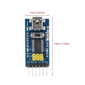 Convertitore USB a TTL con Supporto 3.3V 5V FTDI, Programmatore Base con Pin Giallo ISP FT232RL - Product Image 1