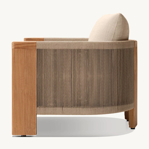 लक्जरी आधुनिक टेक आउटडोर सोफा सेट-वाटरप्रूफ और विला गार्डन लिविंग रूम और पार्क के लिए मौसम प्रतिरोधी - Product Image 3