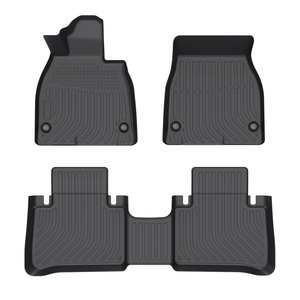 Tapis de voiture 3D spécialisés, tapis de voiture <span class=keywords><strong>3</strong></span> pièces, doublure de sol d'hiver pour Mercedes EQS berline 2022-2025 - Product Image 2